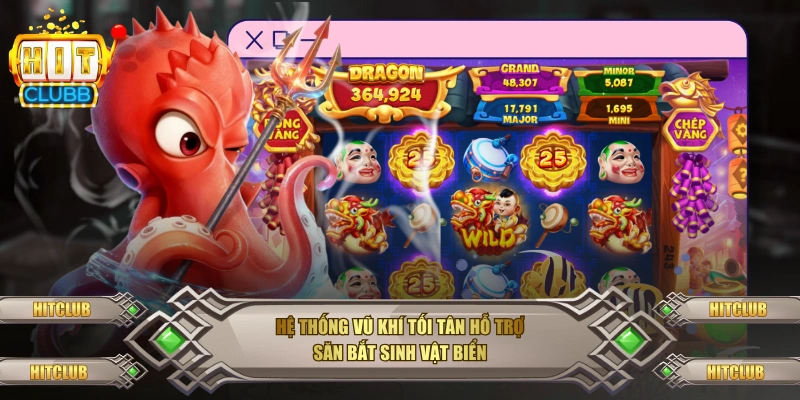Hệ thống vũ khí tối tân hỗ trợ săn bắt sinh vật biển